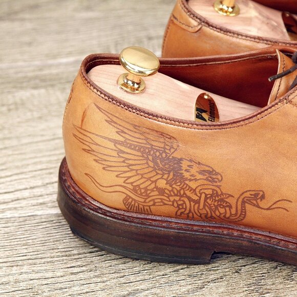 Allen Edmonds THREE KINGS 10.5 D Walnut * add $15 new Cedar Trees main image 2
